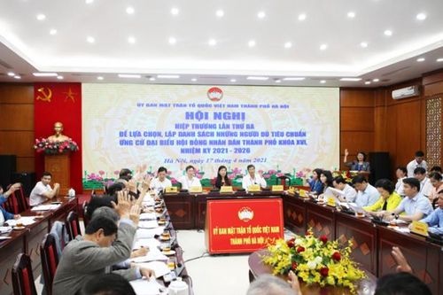 160 người đủ tiêu chuẩn ứng cử đại biểu HĐND thành phố Hà Nội khóa XVI