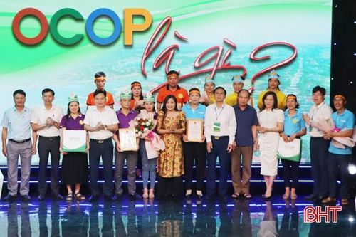 Đức Bồng, Đức Giang nhất Cuộc thi 'OCOP là gì' vòng huyện Vũ Quang