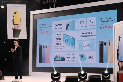Bộ đôi lính mới phân khúc tầm trung Xiaomi Mi 11 Lite và Mi 11 Lite 5G 'chào sân' thị trường VN
