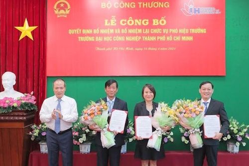 Bổ nhiệm 3 Phó hiệu trưởng trường Đại học Công nghiệp TP. Hồ Chí Minh