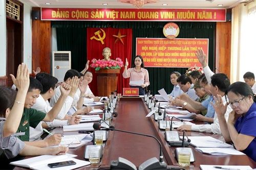 Na Hang, Yên Sơn, Hàm Yên tổ chức hội nghị hiệp thương lần 3