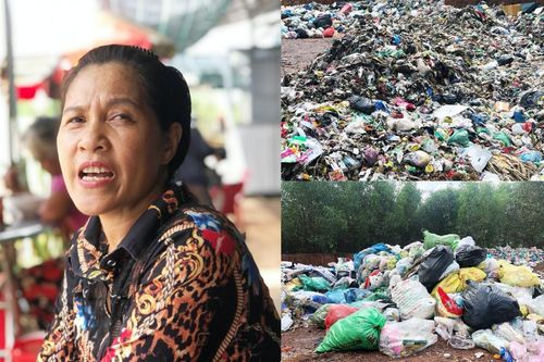 Dân kêu trời vì bãi tập kết rác bốc mùi thối, ruồi bâu kín: UBND huyện nói gì?