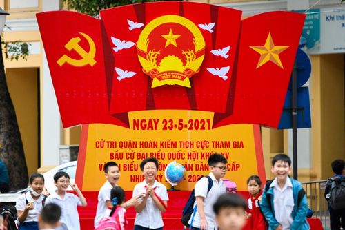 Pano, biểu ngữ trước ngày bầu cử Quốc hội, HĐND