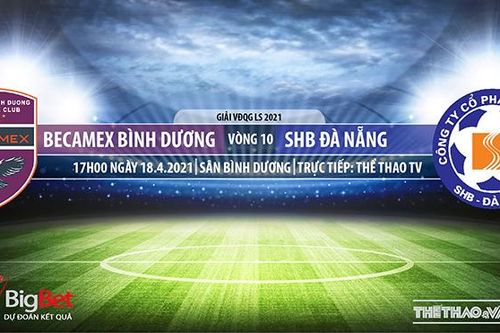 Soi kèo nhà cái Bình Dương vs Đà Nẵng. TTTV trực tiếp vòng 10 V-League 2021