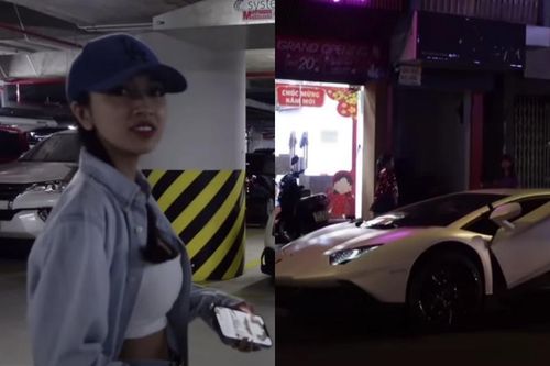 Lái siêu xe đi ăn cơm tấm, nữ rich kid khiến netizen 'choáng'