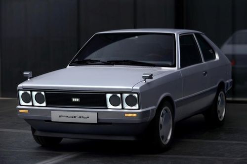 Khám phá mẫu xe điện Hyundai Pony sở hữu phong cách hoài cổ