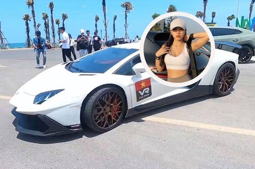 Bóng hồng duy nhất trong hành trình siêu xe cầm lái Lamborghini 50 tỷ
