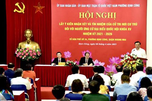 Tranh luận thẳng thắn, dân chủ để tìm người xứng đáng ứng cử đại biểu QH và HĐND TP