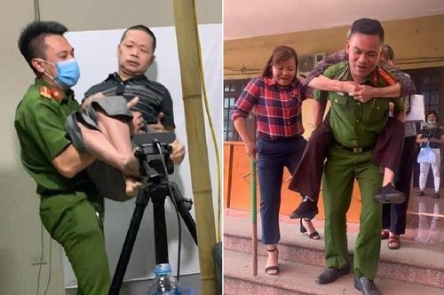 Loạt khoảnh khắc đẹp của các chiến sĩ Công an những ngày làm căn cước công dân