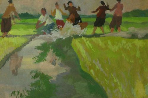 Khai mạc triển lãm tranh của họa sĩ Nguyễn Đăng Phú: Ký ức về thời gian khó