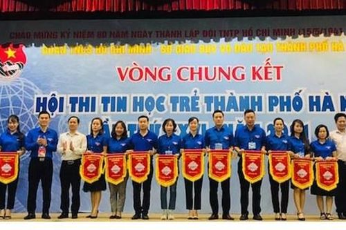 240 thí sinh xuất sắc tham dự chung kết hội thi Tin học trẻ thành phố Hà Nội
