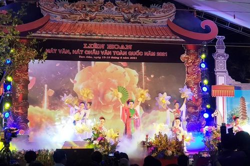 Trao 24 giải A tại Liên hoan hát văn, hát chầu văn toàn quốc