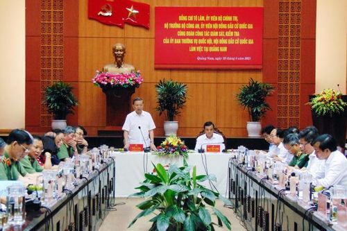 Đại tướng Tô Lâm: Động viên cử tri chủ động tham gia bầu cử, tránh tình trạng đi bầu hộ