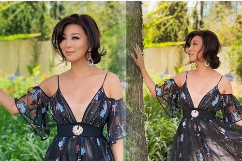 MC Kỳ Duyên diện đầm sexy khoe dáng gợi cảm ở tuổi U60