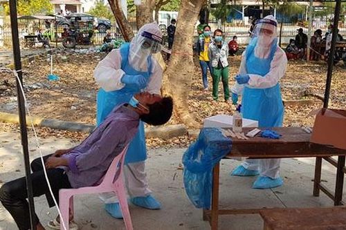 Ngày thứ hai liên tiếp Campuchia ghi nhận hơn 600 ca COVID-19 mới