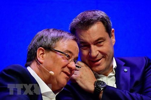 Đức: Chủ tịch CDU và CSU chưa thống nhất được ứng cử viên Thủ tướng