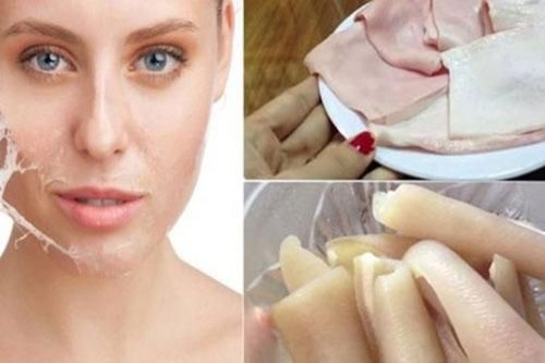 Bì lợn có khả năng cung cấp collagen tự nhiên cho da?
