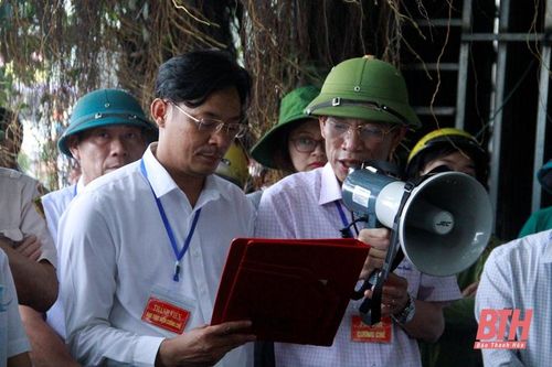 Thị xã Nghi Sơn cưỡng chế thu hồi đất thực hiện Dự án đường Đông Tây 4 đi cảng Nghi Sơn