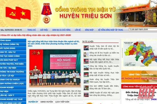 Huyện Triệu Sơn: Cải cách để xây dựng nền hành chính công năng động, hiệu quả
