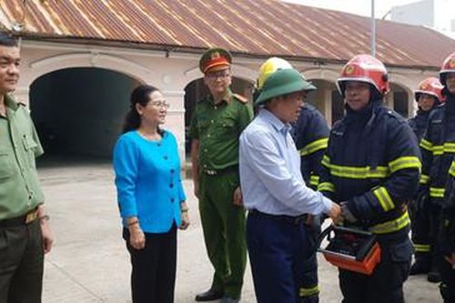 Phó chủ tịch Quốc hội kiểm tra công tác bảo vệ bầu cử tại Công an TPHCM