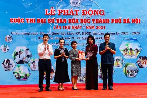 Phát động cuộc thi Đại sứ văn hóa đọc thành phố Hà Nội năm 2021