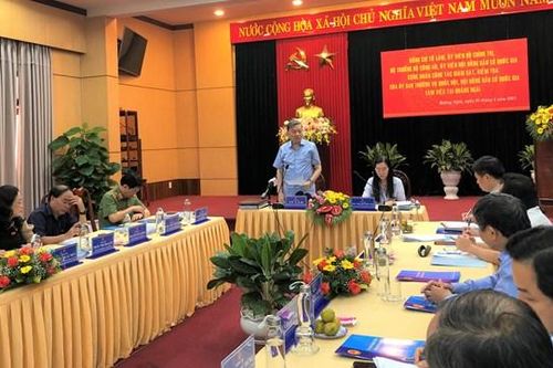 Đại tướng Tô Lâm kiểm tra, giám sát công tác bầu cử tại tỉnh Quảng Ngãi