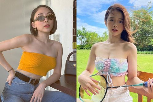 Dàn sao nữ chuộng mốt mặc áo cúp ngực