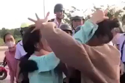 Xác minh clip 2 bạn nữ đánh nhau ở Kiên Giang