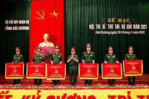 Tổ chức thành công Hội thi Bí thư chi bộ giỏi năm 2021