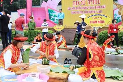 Hội thi tôn vinh văn hóa ẩm thực đất Tổ Hùng Vương