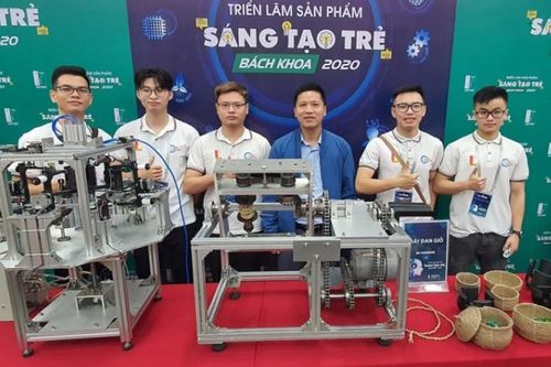 Máy đan giỏ của sinh viên Bách khoa