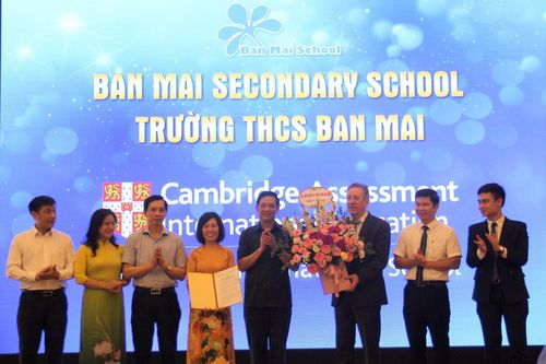 Thêm trường phổ thông Việt Nam gia nhập mạng lưới giáo dục toàn cầu của Cambridge