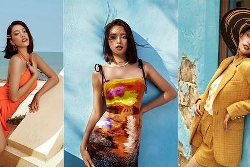 Hoa hậu Tiểu Vy khoe body hoàn hảo cùng làn da nâu gợi cảm trong bộ ảnh chào hè