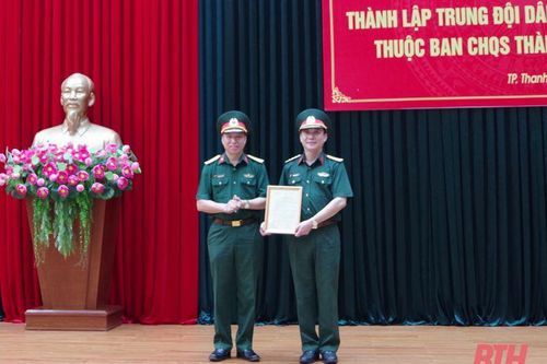 TP Thanh Hóa: Thành lập trung đội dân quân thường trực