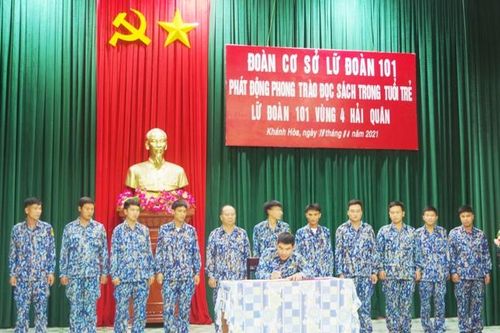 Tuổi trẻ Lữ đoàn 101 Hải quân phát động phong trào đọc sách