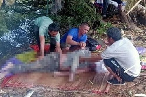 Nhậu rồi ra suối tắm, 1 công nhân đuối nước tử vong