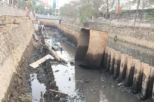 Nhiều công trình cản trở hệ thống thoát nước