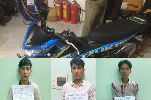 Bắt 3 đối tượng giả danh cảnh sát hình sự, cướp xe người đi đường
