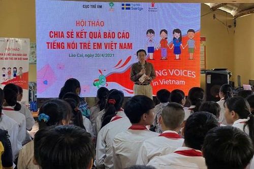 Chia sẻ kết quả báo cáo khảo sát 'Tiếng nói trẻ em Việt Nam' tại Lào Cai