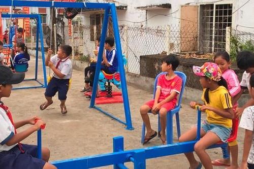 Nhiều sân chơi dành cho thiếu nhi vùng biên An Giang