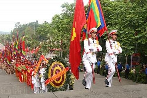Lễ Giỗ Tổ Hùng Vương được tổ chức trang trọng ở nhiều nơi trong và ngoài nước