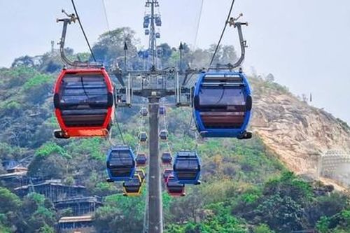 Đưa vào hoạt động tuyến cáp treo lên đỉnh núi Sam