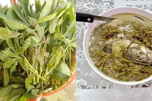 Canh rau sắn chua nấu cá - Đặc sản bình dị của người dân đất Tổ Vua Hùng