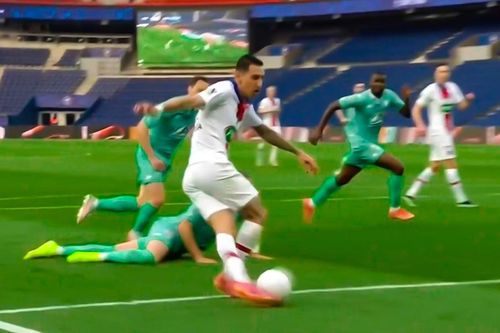 Di Maria rabona kiến tạo sau cú giả sút lừa hậu vệ