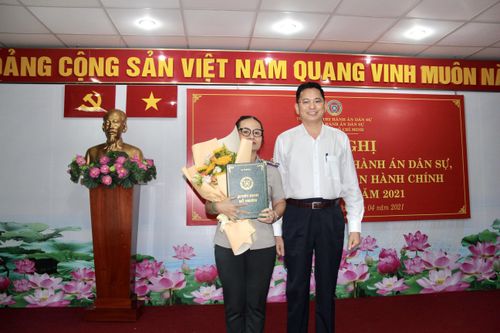 Trao quyết định bổ nhiệm Chi cục trưởng Chi cục Thi hành án dân sự TP.Thủ Đức