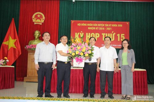 Tân Kỳ có tân Chủ tịch UBND huyện