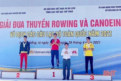 Hà Tĩnh giành 6 huy chương tại Giải Đua thuyền vô địch các CLB toàn quốc