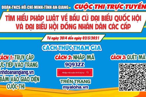 Phát động Cuộc thi trực tuyến tìm hiểu pháp luật về bầu cử đại biểu Quốc hội khóa XV và đại biểu HĐND các cấp nhiệm kỳ 2021 – 2026