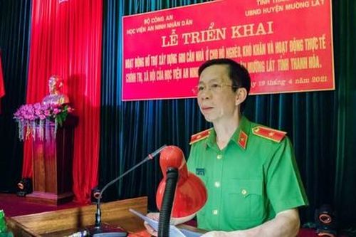 Sinh viên Học viện ANND tham gia xây dựng 600 căn nhà cho đồng bào