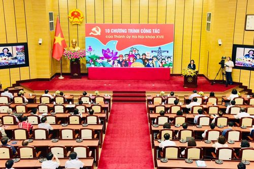 Hà Nội quán triệt 10 Chương trình trực tuyến và truyền hình trực tiếp: Cán bộ, đảng viên hoan nghênh cách làm hay của Thành ủy